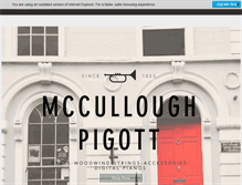 Tablet Screenshot of mcculloughpigott.com